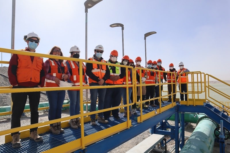 Autoridades de Calama realizaron visita técnica al tranque de relaves Talabre