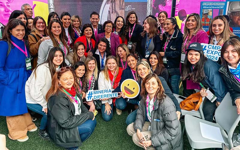 Exponor 2024: Fortalecen vínculos para la participación de más mujeres en minería