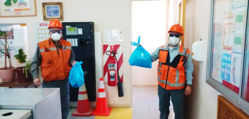 Chuquicamata continúa entregando Kit de Salud para las familias de sus trabajadores