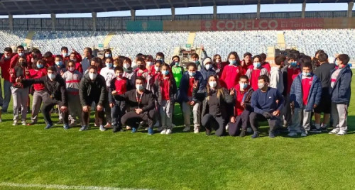 Escolares participaron en Olimpiadas de Invierno de El Teniente