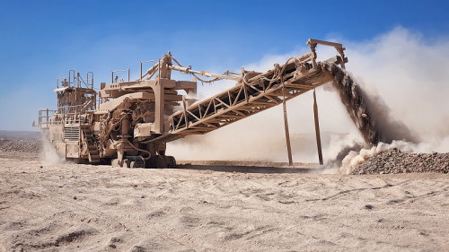 Presentan máquina de extracción minera que trabaja a cielo abierto sin perforación ni tronaduras