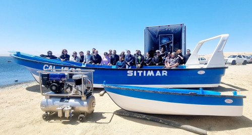 Sindicato de pescadores de Caldera recibió embarcación para fortalecer su actividad productiva