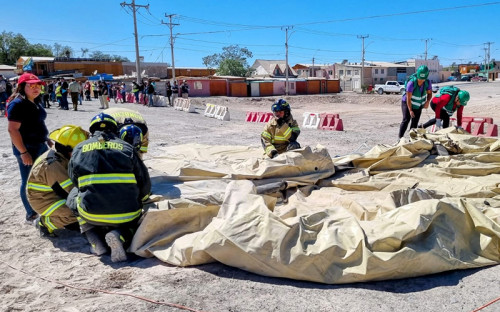 Simulacro de inundación en Sierra Gorda comprobó eficacia de su nuevo Plan de Emergencia Comunal