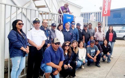 Pescadores artesanales de Caldera inauguraron renovada planta elaboradora de hielo en escamas