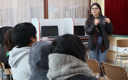 División Gabriela Mistral inspira a jóvenes ambientalistas del Liceo Eleuterio Ramírez de Calama