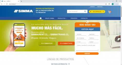 SimmaRent y SimmaTrans renuevan sus sitios web