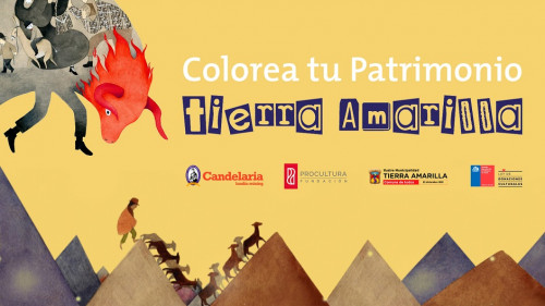 Lanzan entretenido proyecto cultural «Colorea tu Patrimonio en Tierra Amarilla»