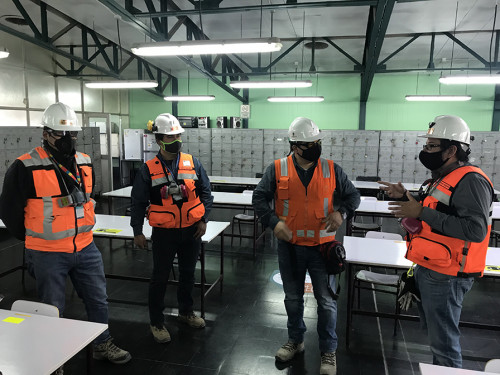 Sernageomin y Seremi de Minería visitan Chuquicamata para fiscalizar medidas preventivas frente al Covid-19