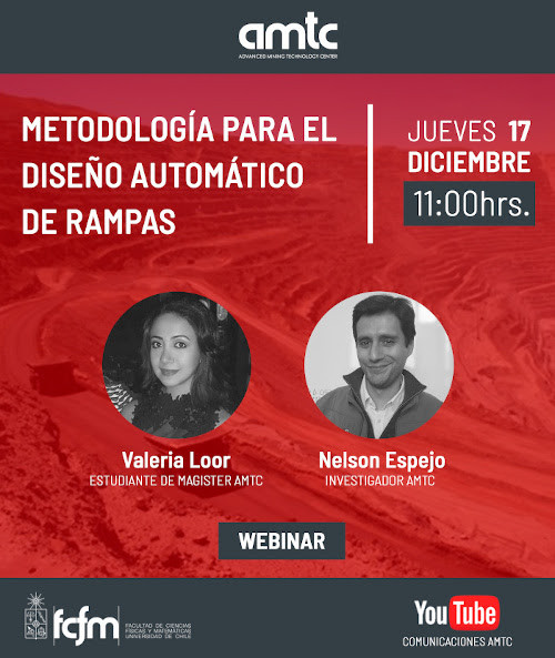 AMTC realizará el webinar «Metodología para el diseño automático de rampas»