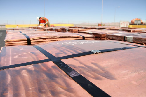 Cobre cae y se ubica en US$4,43 la libra
