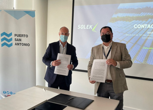 Puerto San Antonio y Solek firman acuerdo para desarrollar planta de hidrógeno verde