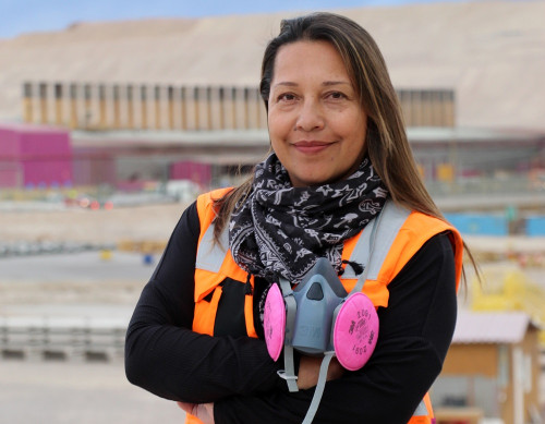 Mujeres lideran las áreas de Planta y Seguridad en Radomiro Tomic
