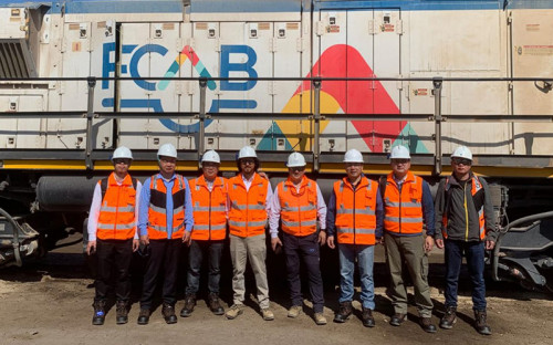 Empresa que fabricará locomotora a hidrógeno realizó visita a FCAB
