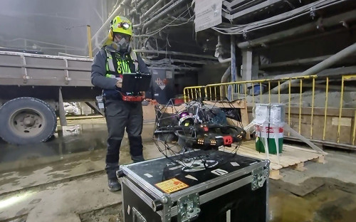 Vuelos dron en espacios confinados potencian la seguridad en operaciones subterráneas de Codelco Andina