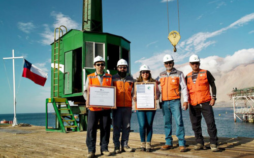 Puerto SQM Tocopilla recibe certificación internacional de gestión ambiental