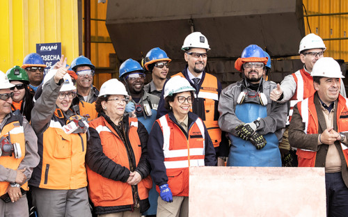 Enami inauguró nave de electro-obtención en Planta Matta